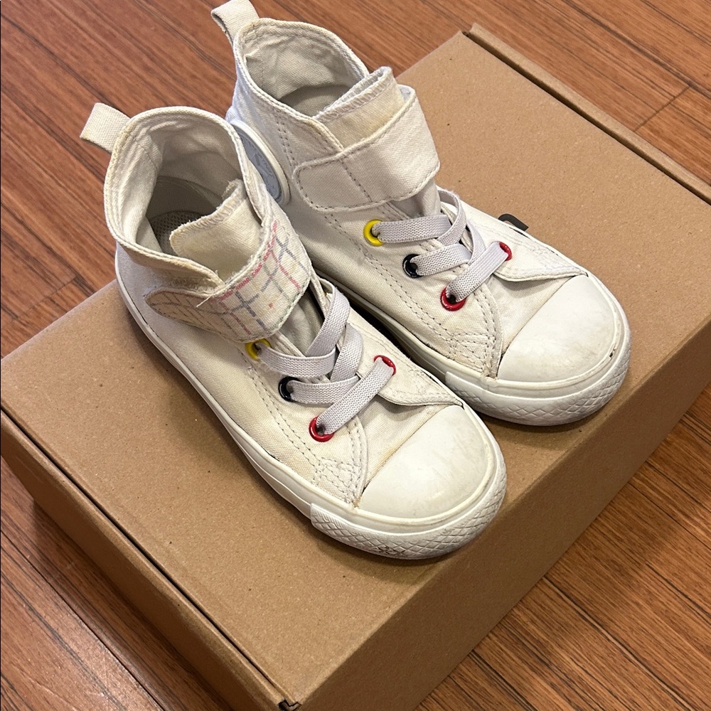 Converse White Kids High-Top Sneakers bought in Japan custom made